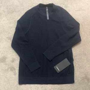 Textured Knit Crewneck Sweater